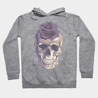 Skull With Flower Head Hoodie